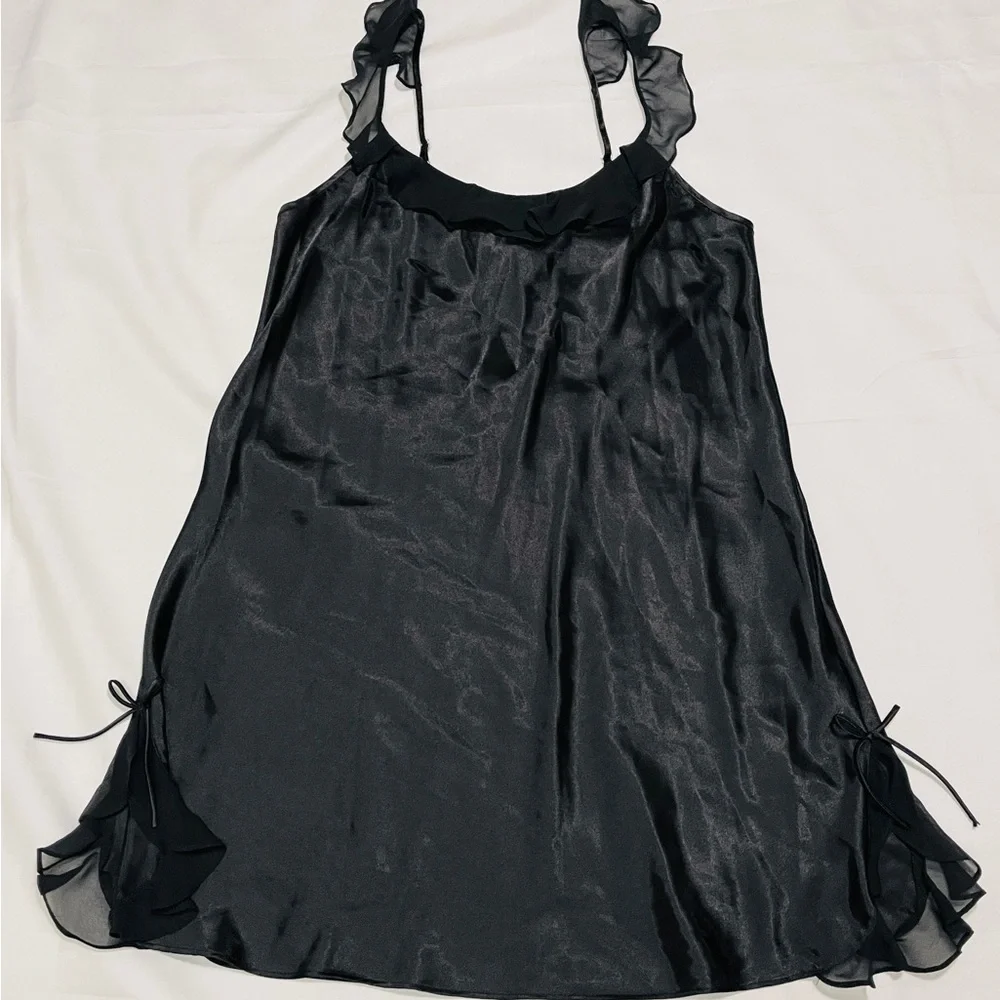 Morgan Taylor Midnight Satin Chemise